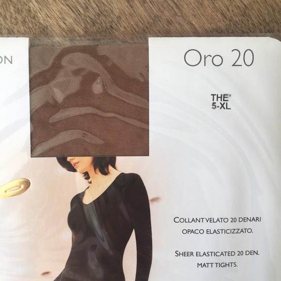 Bas nylon transparent couleur thé - Picture 2 of 3